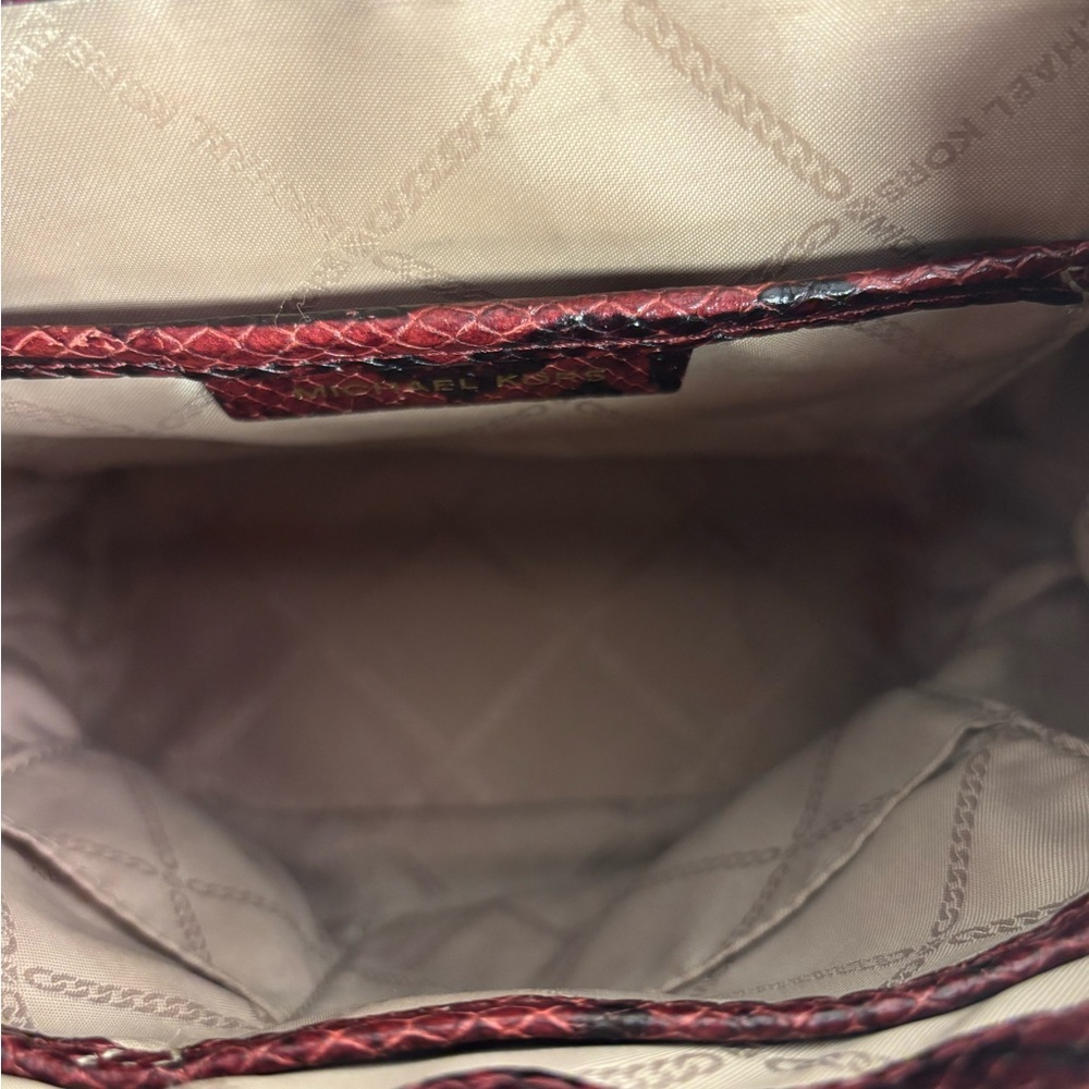 Michael Kors Mott Chain Python Mini Convertible B… - image 12